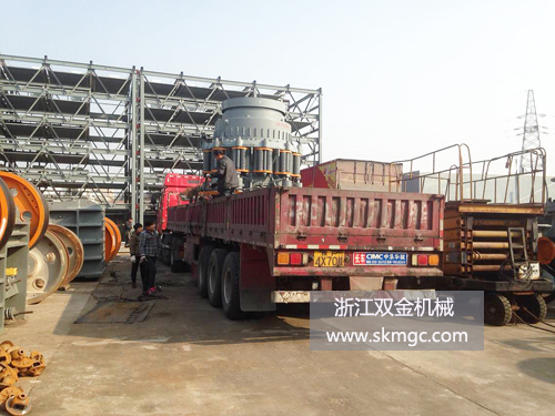 浙江雙金機械圓錐破碎機