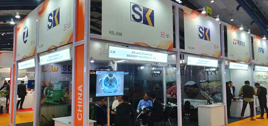 雙金公司參加印度工程機(jī)械展